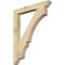 Ekena Millwork Balboa Slat Rough Sawn Bracket, Douglas Fir, 4"W x 36"D x 44"H BKT04X36X44BOA06RDF - alternate 1